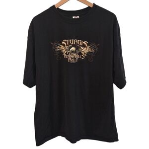 Sturgis Black Hills Rally 2008 Short Sleeve Tee Size 2XL